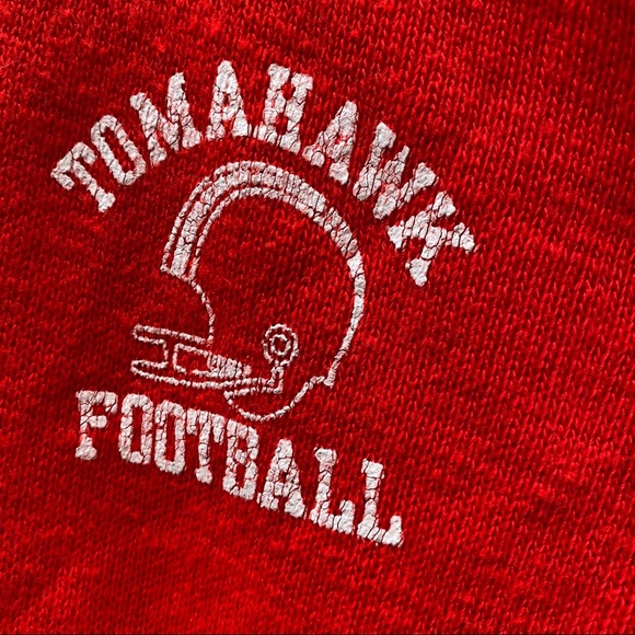 Vintage Football red sweater - Picture 2 of 6